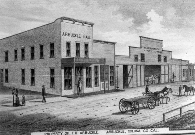 Arbuckle, CA Lithograph